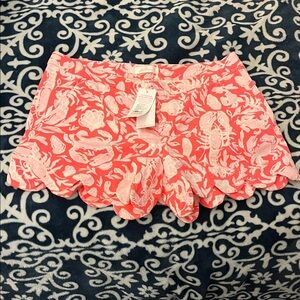 Lilly Pulitzer Coral Patterned Women Shorts